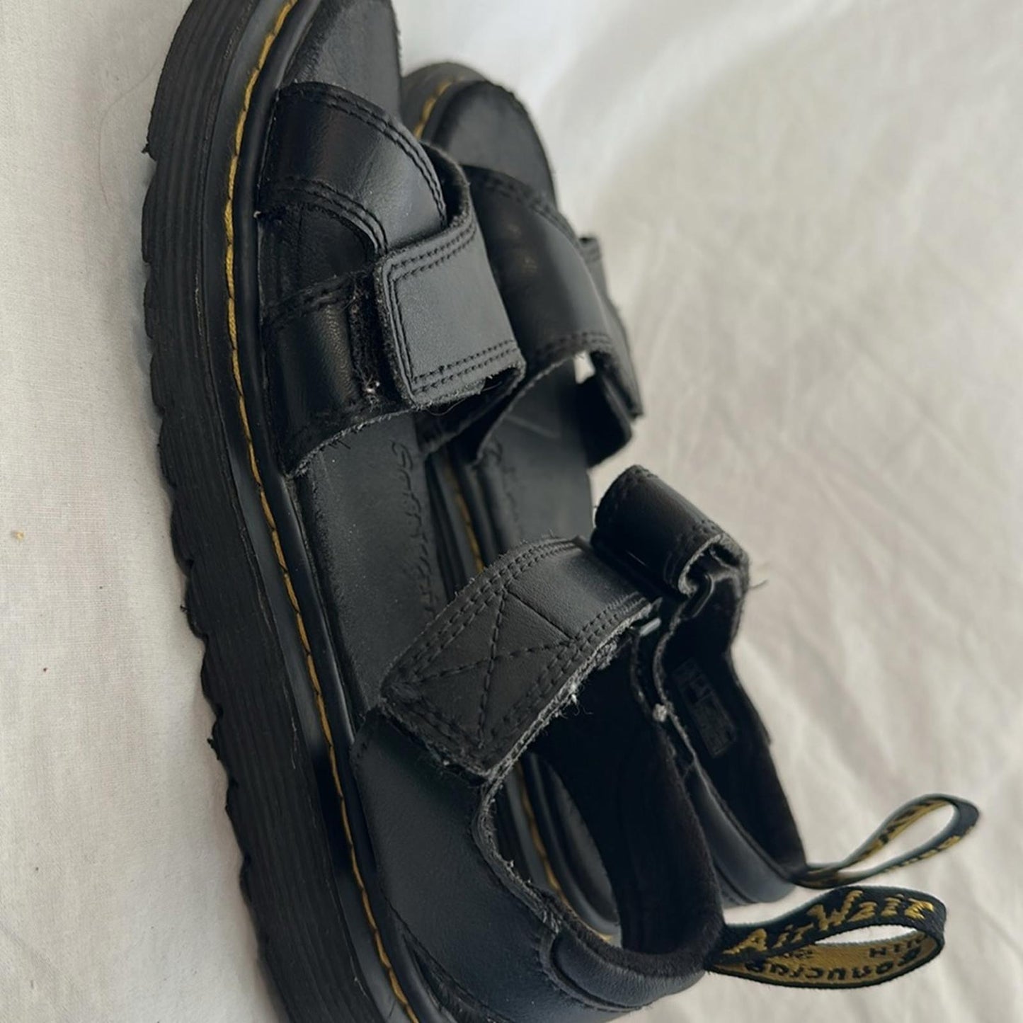 Dr. Martens Vossie J Black T Lamper Children's Sandals, Kids Sz 3
