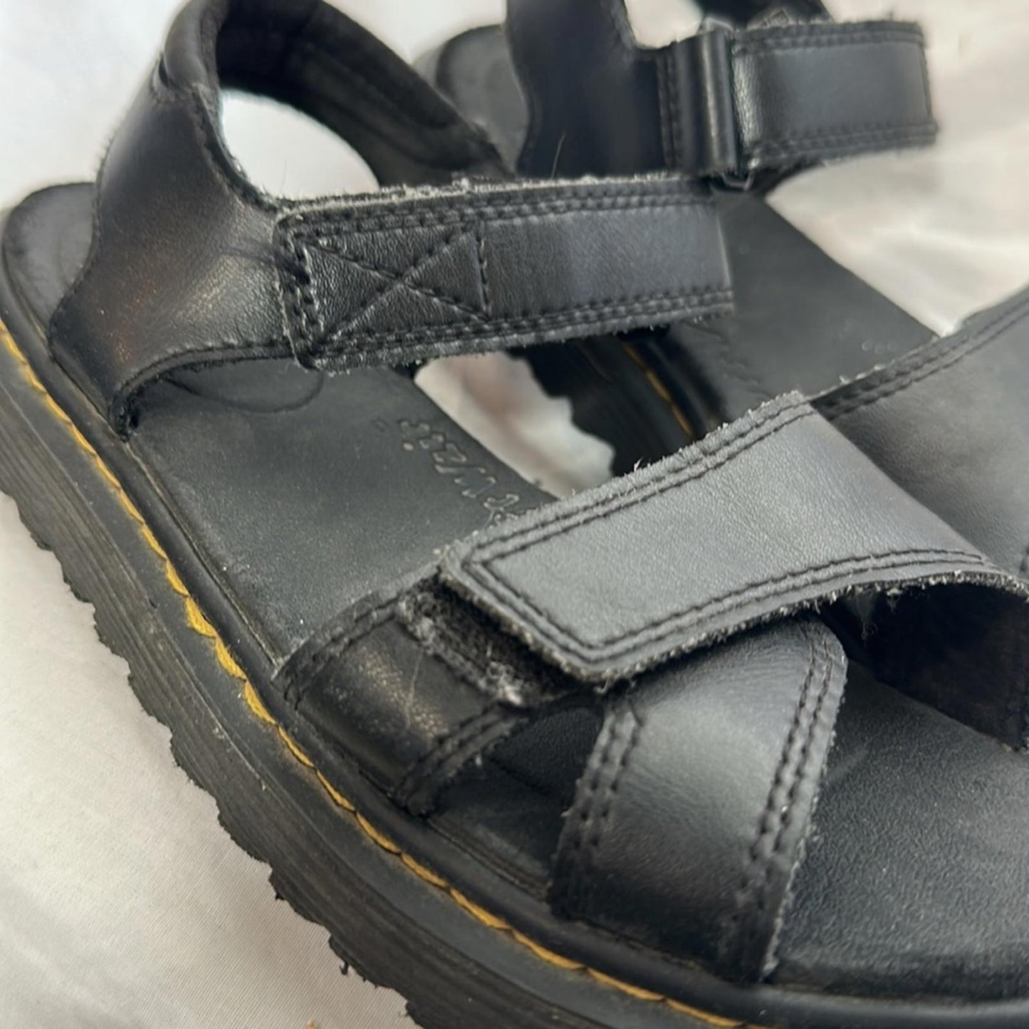 Dr. Martens Vossie J Black T Lamper Children's Sandals, Kids Sz 3
