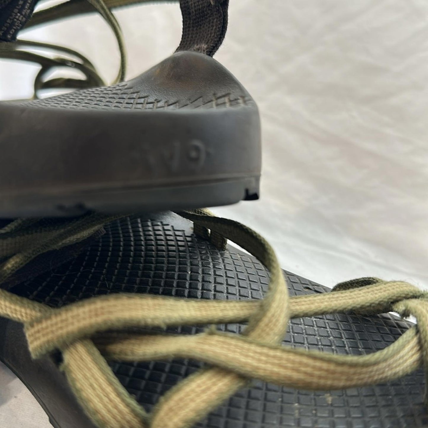Chaco ZX2 Yampa Double Strap Green Tan Women’s Size 9