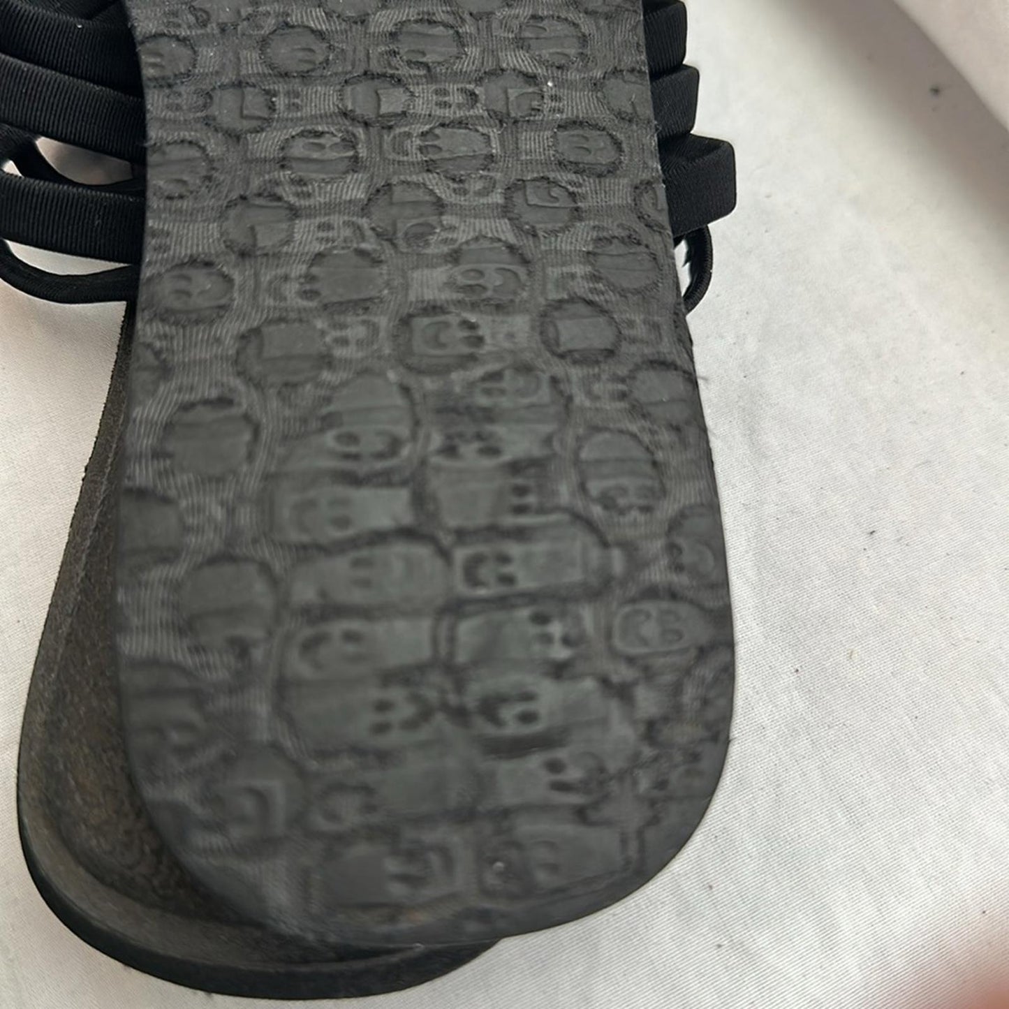 SANUK Yoga Sandy II, Black Women's Sandals, Sz 8