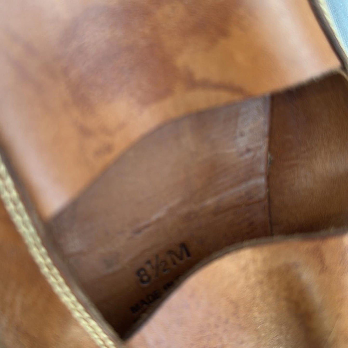 COLE HAAN, Men's Brown Leather Fishermen Sandals, Sz 8.5 M
