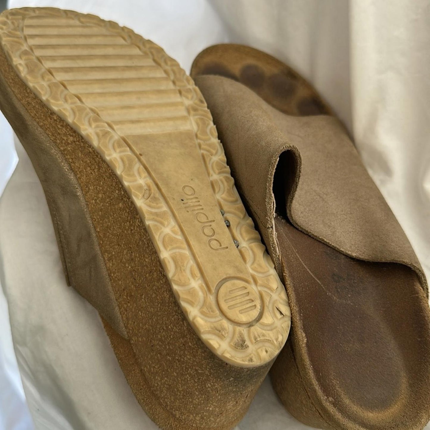 Papillio by Birkenstock, Tan Mules, Sz 39