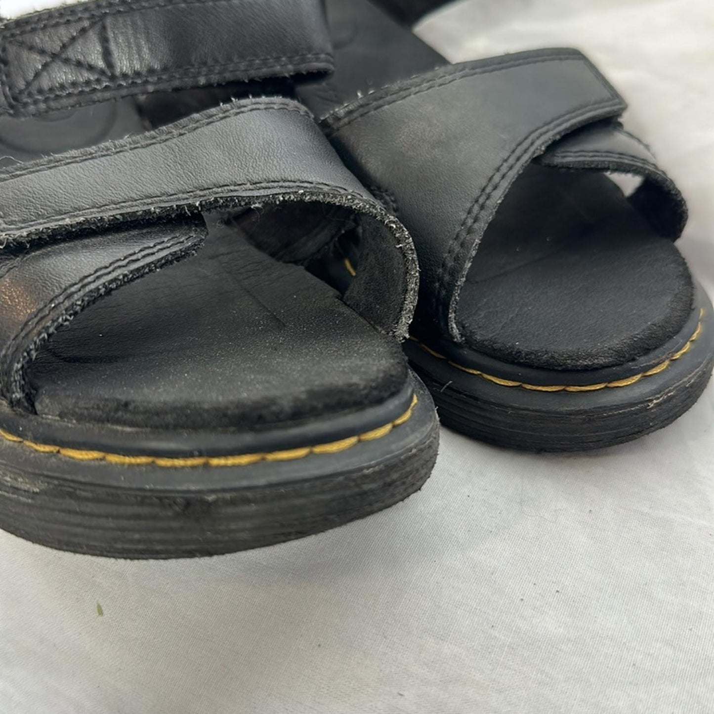 Dr. Martens Vossie J Black T Lamper Children's Sandals, Kids Sz 3