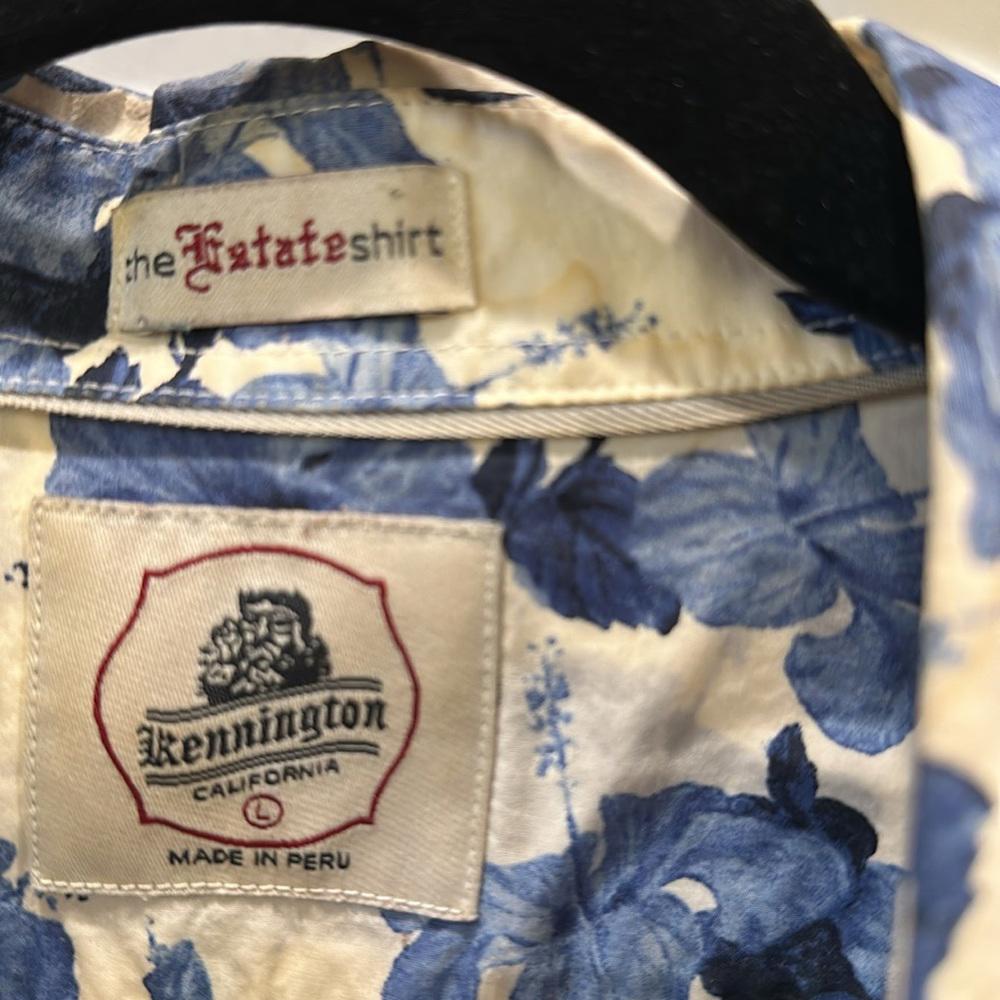 KENNINGTON, California, Men’s Sz L, Estate Shirt, Vintage