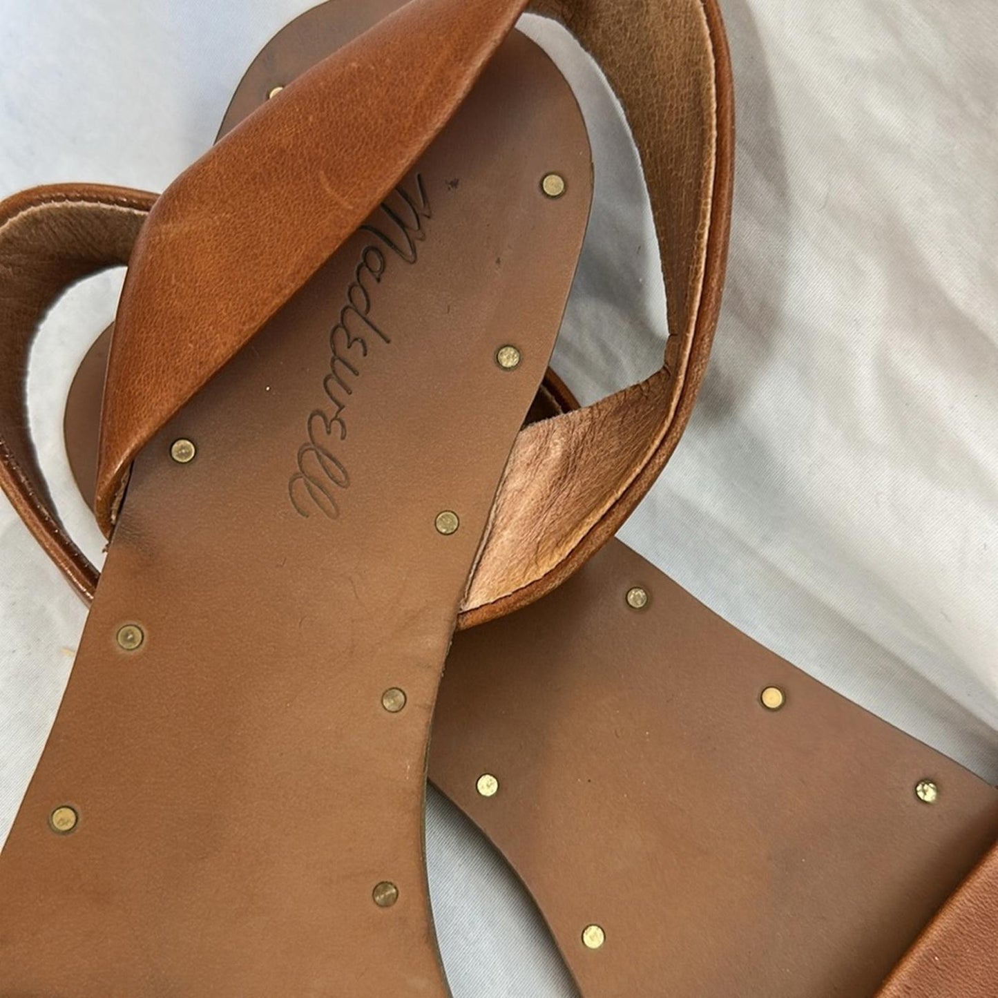 MADEWELL, Brown Leather Sandals, Sz 7.5