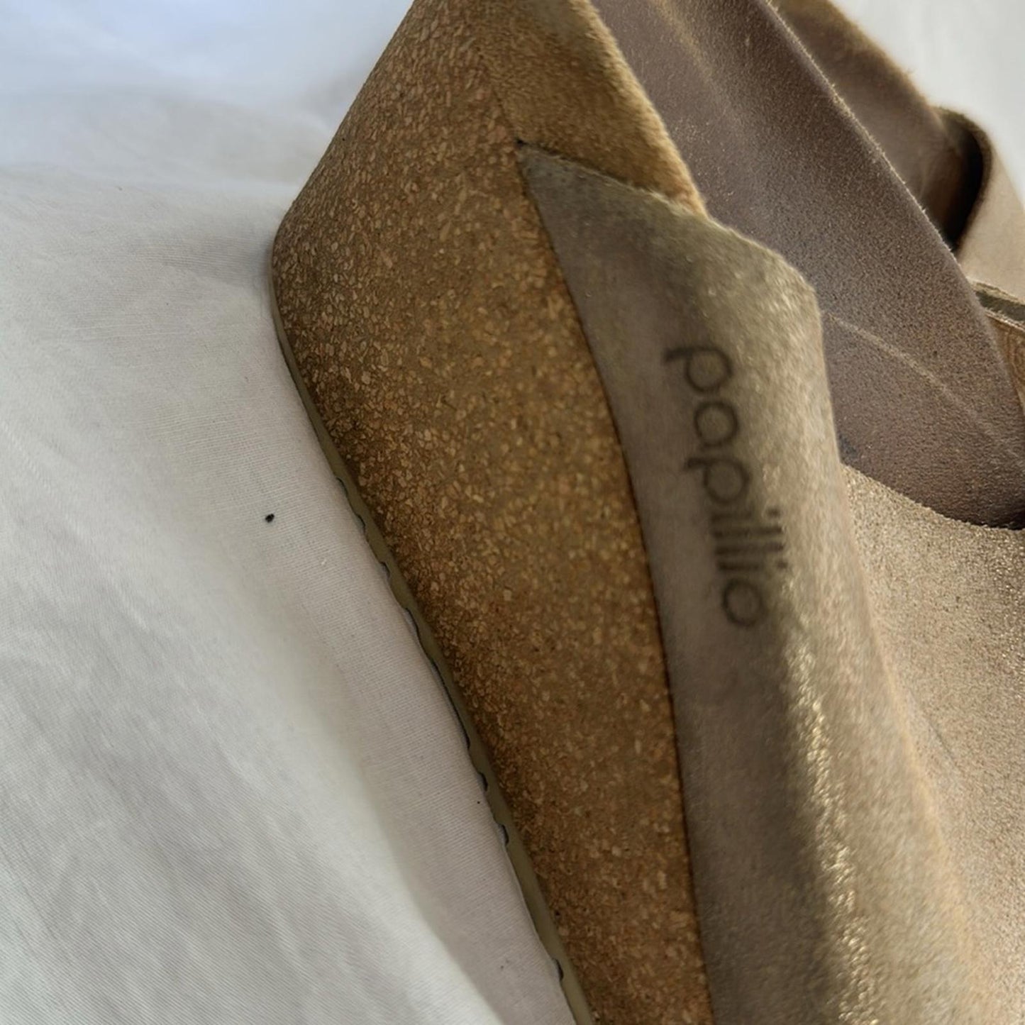 Papillio by Birkenstock, Tan Mules, Sz 39