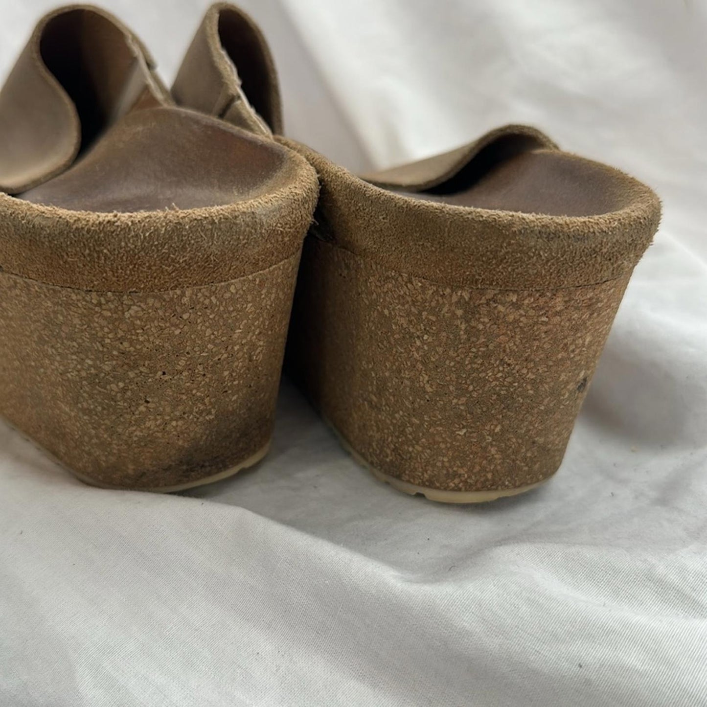 Papillio by Birkenstock, Tan Mules, Sz 39