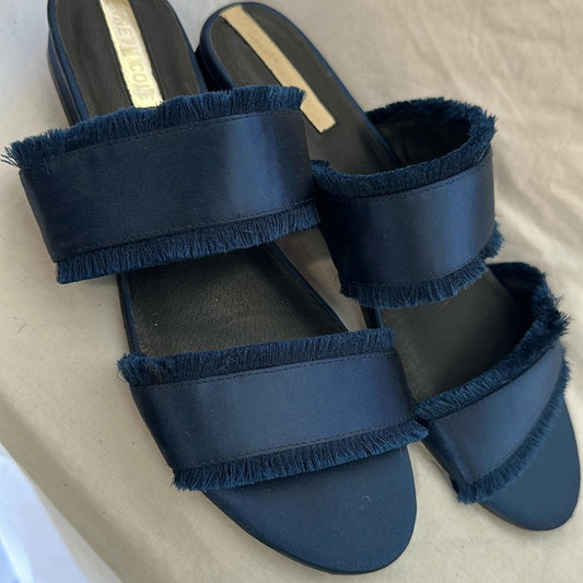 Kenneth Cole Viola 2 Sandal, Navy Blue, Sz 8.5
