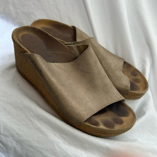 Papillio by Birkenstock, Tan Mules, Sz 39